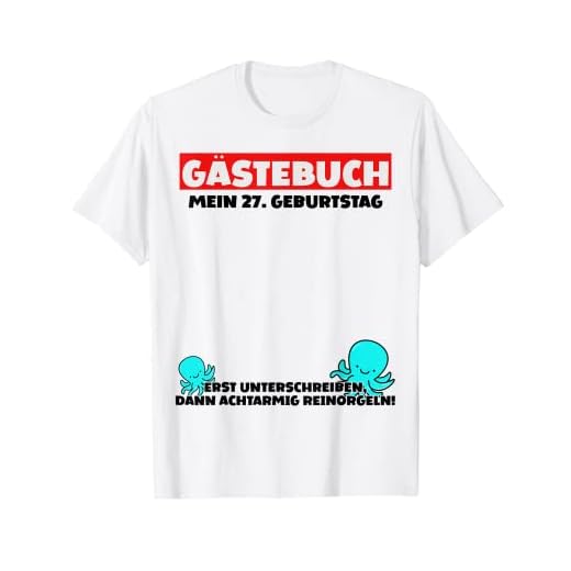 Libro de visitas alternativo para 27 cumpleaños Camiseta