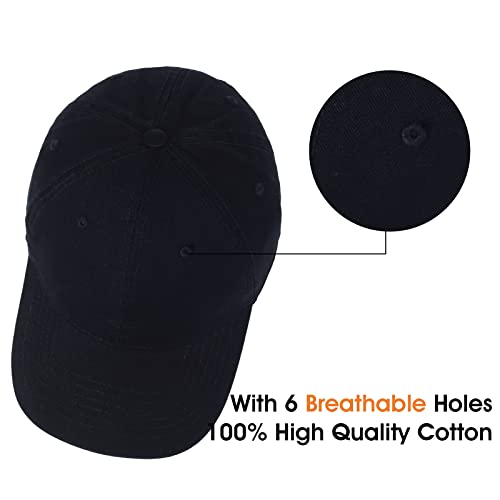 Image of Crazy Era Unisex Cotton Baseball Cap Plain Blank Dad Hat Adjustable Vintage Solid Hat