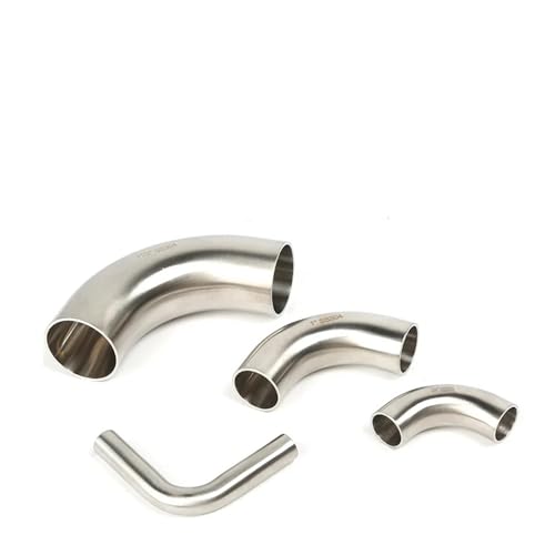 Codos largos de 90 de acero inoxidable de 1.5 pulgadas para tuberías sanitarias 4