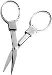 Ciseaux Pliants en Acier Inoxydable Coghlan's – Compact, Portable, Léger et Durable; Parfait pour Voyage, Camping, Trousse de Premiers Secours et Utilisation Quotidienne
