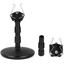 Spray Work Painting Stand with 360 Rotating Turntable, Adjustable Height Model Painting Holder, Spring-Loaded Jaw for Cars Tanks Airplanes, Sturdy ABS Spray Rack for Hobbyist Airbrush