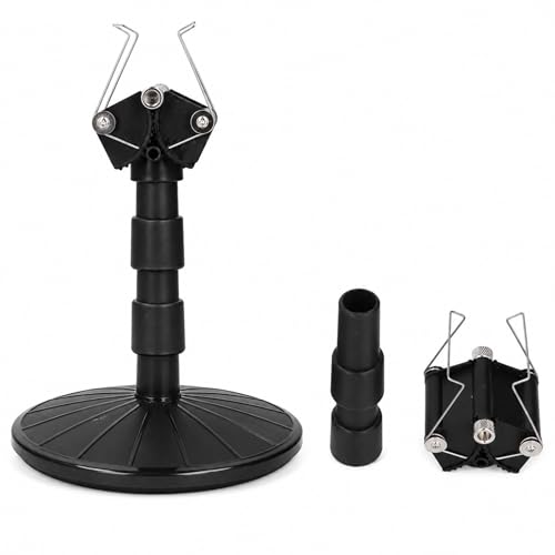 Spray Work Painting Stand with 360 Rotating Turntable Adjustable Height Model Painting Holder Spring-Loaded Jaw for Cars Tanks Airplanes Sturdy ABS Spray Rack for Hobbyist Airbrush