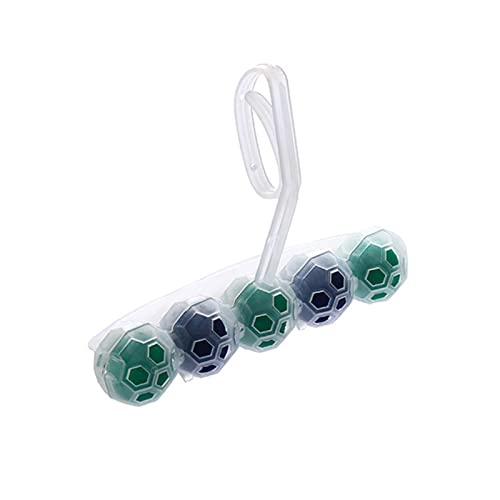 Toilet Rim Block 5 in 1, Toilet Cleaner Cleaning Ball, Toilet Smell Eliminator 1Pcs, for Cleaning Limescale Freshen Scent, with 4 Fragrances, Quickly Foam, Home Use Zupin