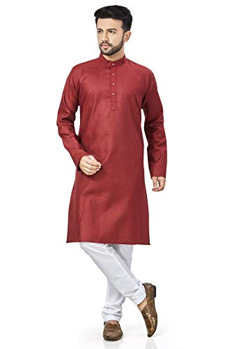 Image of BE ACTIVE Linen Blend Solid Pattern Trendy Comfortable Stylish Full Sleeve Kurta Men's Ethnic Wear