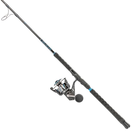 Quantum Benchmark Spinning Reel and Fishing Rod Combo, Size 6000 Reel