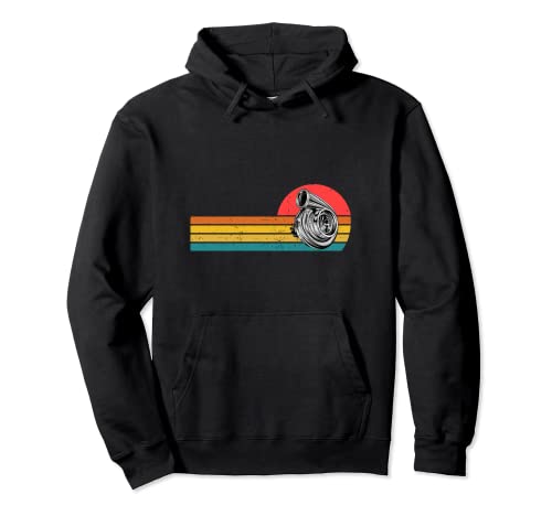 Turbo Charger Automotive Retro Vintage Pullover Hoodie