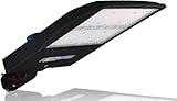 300 Watt NextGen II LED Parking Lot Lights - 40,500 Lumen - Super Efficiency 135 Lumen to Watt - 5000K Bright White - Replaces 1000W Halide - LED Shoebox Lights - Slip Fit Mount - With photocell
