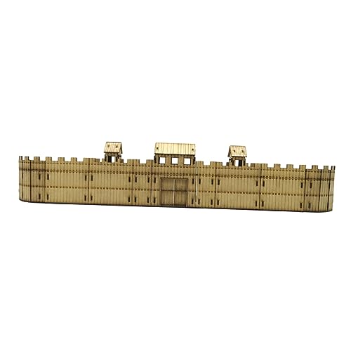 Maquette maison forteresse Qianly en bois de qualité supérieure pour exposition et diorama
