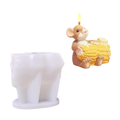 Bonitos diseños de maíz y queso, silicona resistente, segura para hornear, resina, manualidades, fiestas de cumpleaños y diversión familiar, queso, maíz, silicona