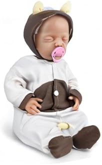 Vollence 16 inch Full Silicone Reborn Baby Dolls Girl Anatomically Correct Cute Real Babies Stress Relief Anti-Stress Toys for Kids