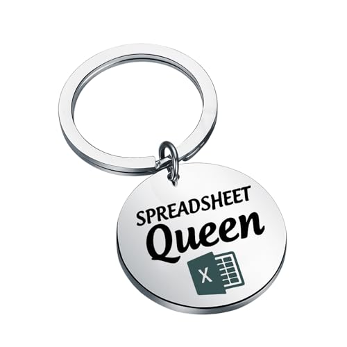 Porte-clés comptable feuille de calcul Queen de la comptabilité CENWA