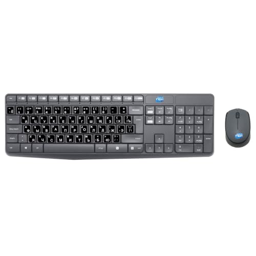 Kit ratón teclado 2.4 GHz Simpletek: diseño compacto e inalámbrico de larga duración