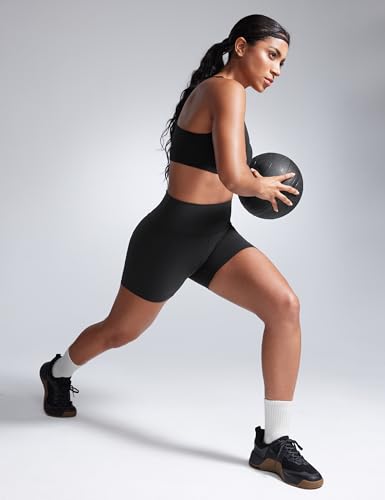 CRZ YOGA Women Butterbreeze Athletic Biker Shorts 4 Inches - Workout Gym Running Volleyball Yoga High Waisted Spandex3