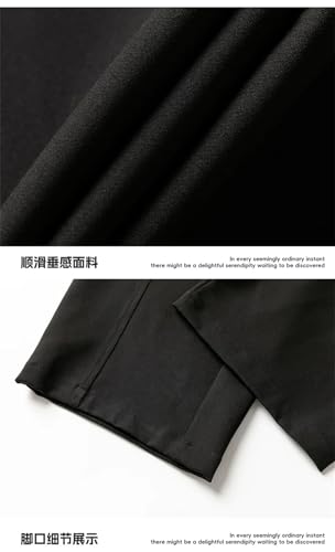 Men Suit Pants Society Pants Korean Casual Loose Wide Leg Pants Office Formal Trousers3