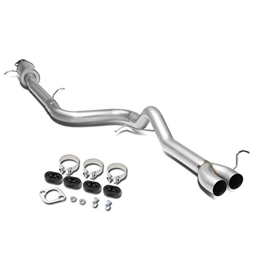 Dual 3 Inches OD Outlet Catback Exhaust System Compatible with Ford Fiesta ST 1.6L 14-18