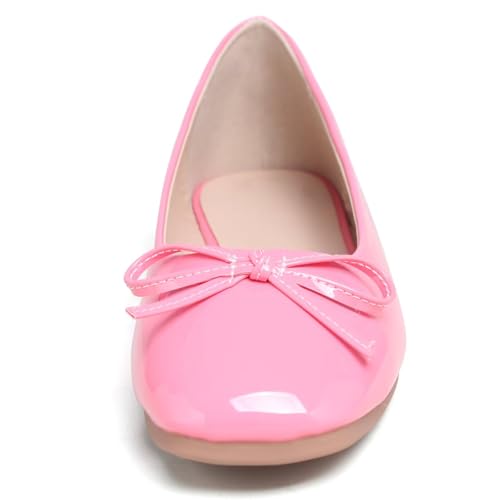 Image of Dear Time Women's Casual Foldable Ballet Flats Square Toe Ballerina Flats Shoes Comfortable