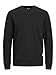 Jack & Jones Jjebasic Sweat Crew Neck Noos Sudadera, Negro, L Hombre