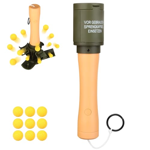 Toy-Hand Grenade for CS Battle Game,with 9 Foam Ammo...