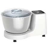 Máquina for hacer masa eléctrica con función de fermento, amasadora automática doméstica de 5 litros, batidoras de pie eléctricas, mezcladora de harina for masa, temperatura constante de 25-38 °C, pan