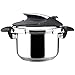 MAGEFESA Nova Olla a presión Super rápida de fácil Uso, Acero Inoxidable 18/10, Apta para Todo Tipo de cocinas, Incluido inducción. (4L)
