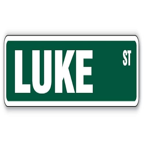 Luke Street Sign Childrens Name Room Sign | Indoor/Outdoor | 24" Wide