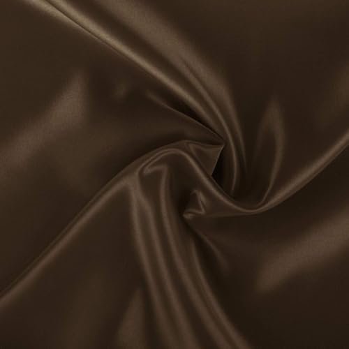 Image of Go Well Satin Bonnet for Curly Hair with Free Silk Pillow Covers and Scrunchies | Silk Bonnet for Hair | Combo of Pack of 2 Satin Pillowcases with 3 Silk Scrunchies Adjustable HairCap (Coffee)