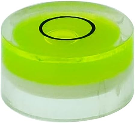 Circular Bubble Spirit Level BY GFNT for Tripod, Phonograph, Turntable Etc 6PCS (19x10mm green)