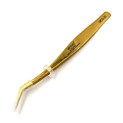 Vetus MCS Makeups Tweezers for Beauty Eyelashes Grip Picking Selection Works (MCS-20)