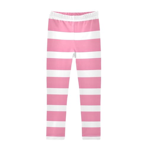 Toddler Girls Leggings Printed Yoga Pants Leggings Pink Solid for Kids
