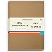 50 Brown Kraft Fiber 80# Cover Paper Sheets - 5" X 7" (5X7 Inches) Photo|Card|Frame Size - Rich Earthy Color with Natural Fibers - 80lb/pound Cardstock - Smooth Finish