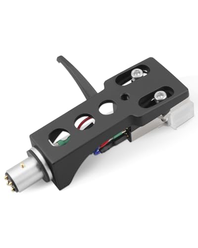 Black Headshell, AT-3600L Magnetic Cartridge Stylus Fit for Technics SL D1, SL D1K, SL D2, SL D202, SL D205, SL D2K, SL D3, SL D303, SL D33, SL D3K, SL D5
