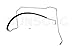 Sunsong 3402955 Power Steering Pressure Line Hose Assembly