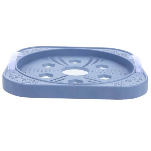 DECHOUS Movable Tank Tray with Wheels Portable Holder for Kitchen Strong Load Bearing Design Easy to Operate Keeps Area Clean and Tidy for Home and Restaurant