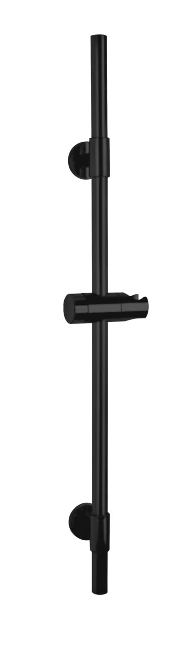 WENKO Douchestang Classic, glijstang met houder voor handdouche voor douche of badkuip van roestvrij staal, met verschuifbare wandhouder, afmetingen (B/ D × H) 2,2 ऋ× 70 cm, chroom