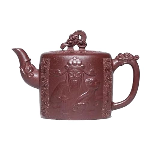 Théière chinoise en sable violet pour bouillir le thé sur la cuisinière