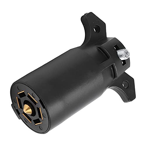 KIMISS Adattatore Connettore per Rimorchio a 7 Vie per e - Spina Impermeabile 12 V per Soluzioni di Traino