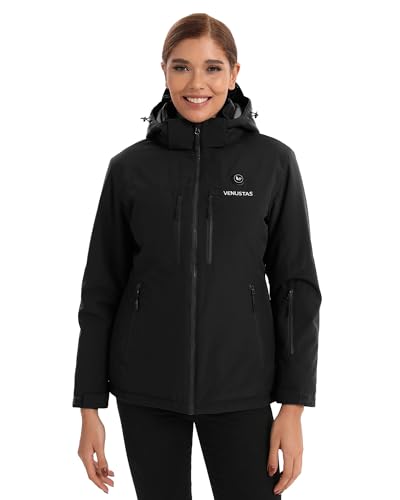 Venustas 12V Lightweight Heated Jacket for Women with Battery, Versatile Softshell Heated Coat, Slim Fit Heated Clothing4