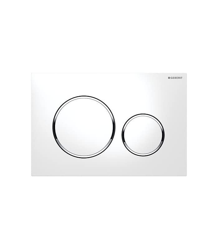 Geberit Sigma-20 Plaque de commande (actionnement par l'avant, tiges de poussée insonorisées) 115.882.KJ.1