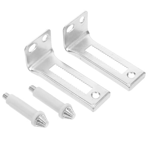 2 pares de herrajes para puertas plegables, pivotes superiores durables para puertas de clóset plegables, partes de reemplazo para uso en hogar y oficina