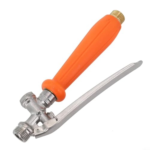 Poignée de pulvérisation robuste conçue pour lutter contre les nuisibles dans le jardin, réglage facile du débit pour l'arrosage (grand)