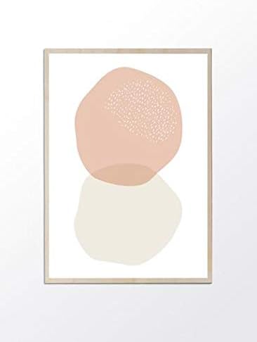 Amazon Project Nord Pastel Circle Shapes A3 アートプリント ポスター 北欧 シンプル おしゃれ インテリア アートフレーム ポスター オンライン通販
