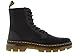 Dr. Martens, Black Extra Tough Poly+Rubbery, Combs 8 Eye Boot, Unisex, 13 US Women/12 US Men, Combat Boot