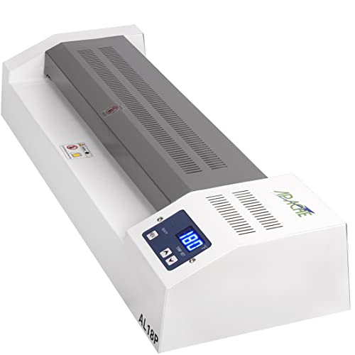Apache AL18P Professional Hot/Cold 18" (Actually 17.5" max Laminating Width) Thermal Laminator and 20 Laminator Pouches