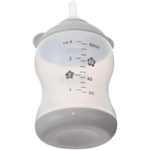 JOINPAYA 子犬子猫用哺乳ボトル 軽量シリコン製 犬猫用ミルクフィーダー 携帯便利 過剰給餌防止 衛生簡単ケア ペット育成用