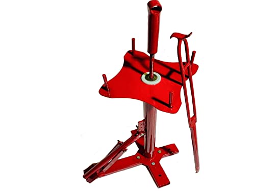 Image of MAC Manual Motorcycle & Small Hub Tyre Changer manual machine color (Red. Black)