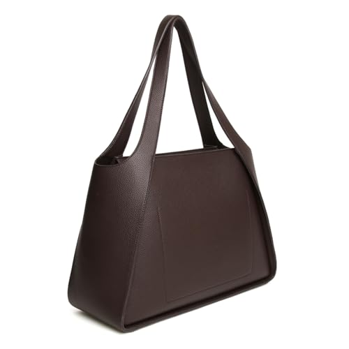 Alice Wheeler Kensington - Bolso de mano, piel vegana marrón chocolate, 40 cm x 29 cm x 16 cm Alice Wheeler Kensington - Bolso de mano, piel vegana marrón chocolate, 40 cm x 29 cm x 16 cm