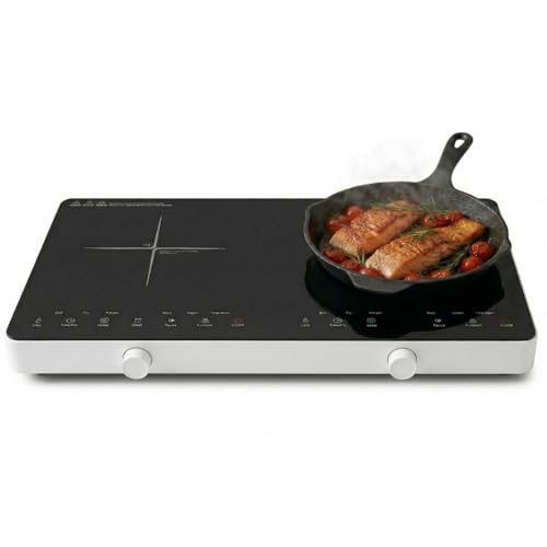 Fogão Cooktop 2 Bocas Indução Portátil 3500W Bivolt Sou Energy - Fogão Elétrico Mesa Digital e Timer