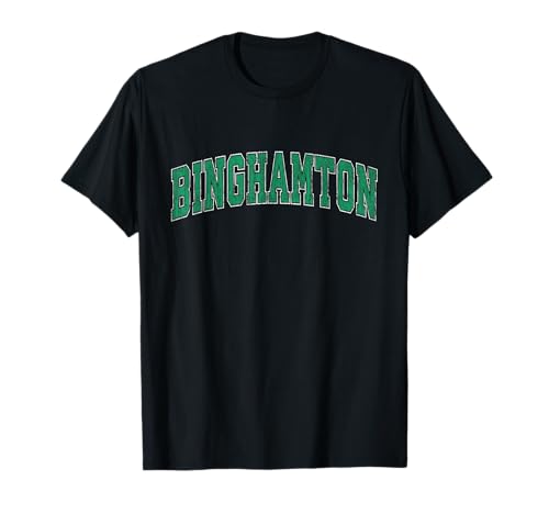 Binghamton New York NY Vintage Athletic Sports Design T-Shirt
