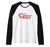 Philadelphia Wings Lacrosse Indoor League Retro 1980s Raglan Baseball Tee