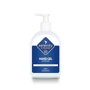 Hand Sanitiser Gel – Unscented and Alcohol-Free Hand Sanitising Formula – Great for Schools, Hospitals, Home & Office – Manufactured in the UK – 500ml Hand Sanitizer Pack of 1